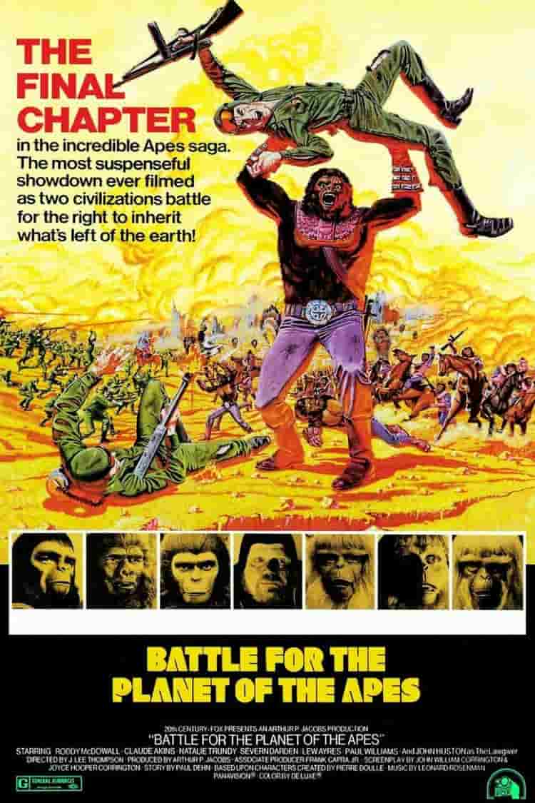 Poster for Battle for the Planet of the Apes